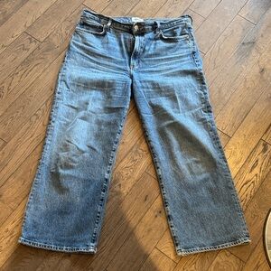 Agolde Blue Cropped Jeans